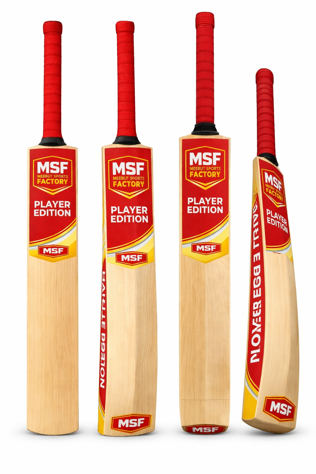 MSF Player Edition Tennis Cricket Bat Size-4 with Tennis Ball and Bat Cover