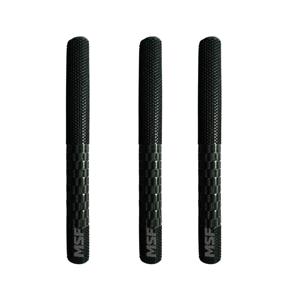 MSF Pro Grip – Black Rubber Cricket Bat Grip, Model-GRIP-PRO-BLK-451